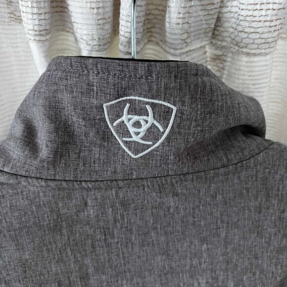 Ariat Gray and Black Men's Jacket - Picture 10 of 16